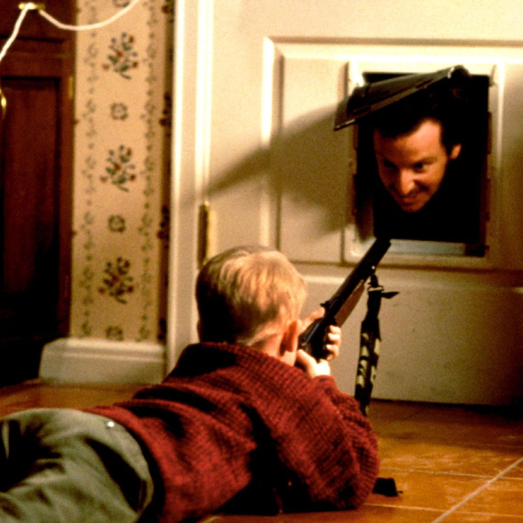 Macaulay Culkin und Daniel Stern in "Kevin – Allein zu Haus"