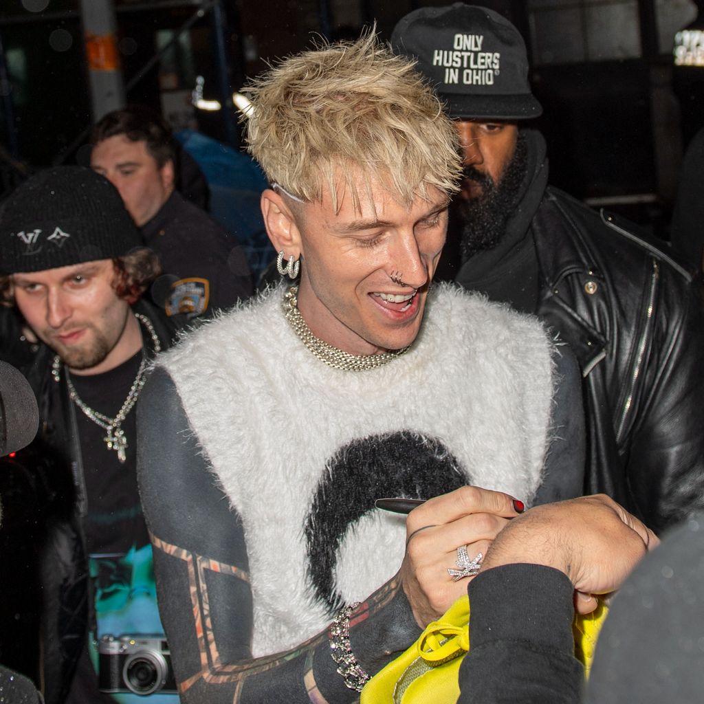 Machine Gun Kelly im April 2024 in New York City