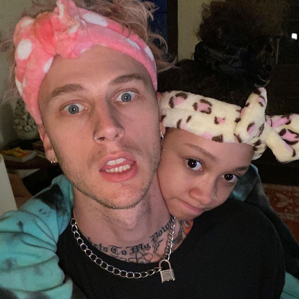 Machine Gun Kelly mit seiner Tochter Casie