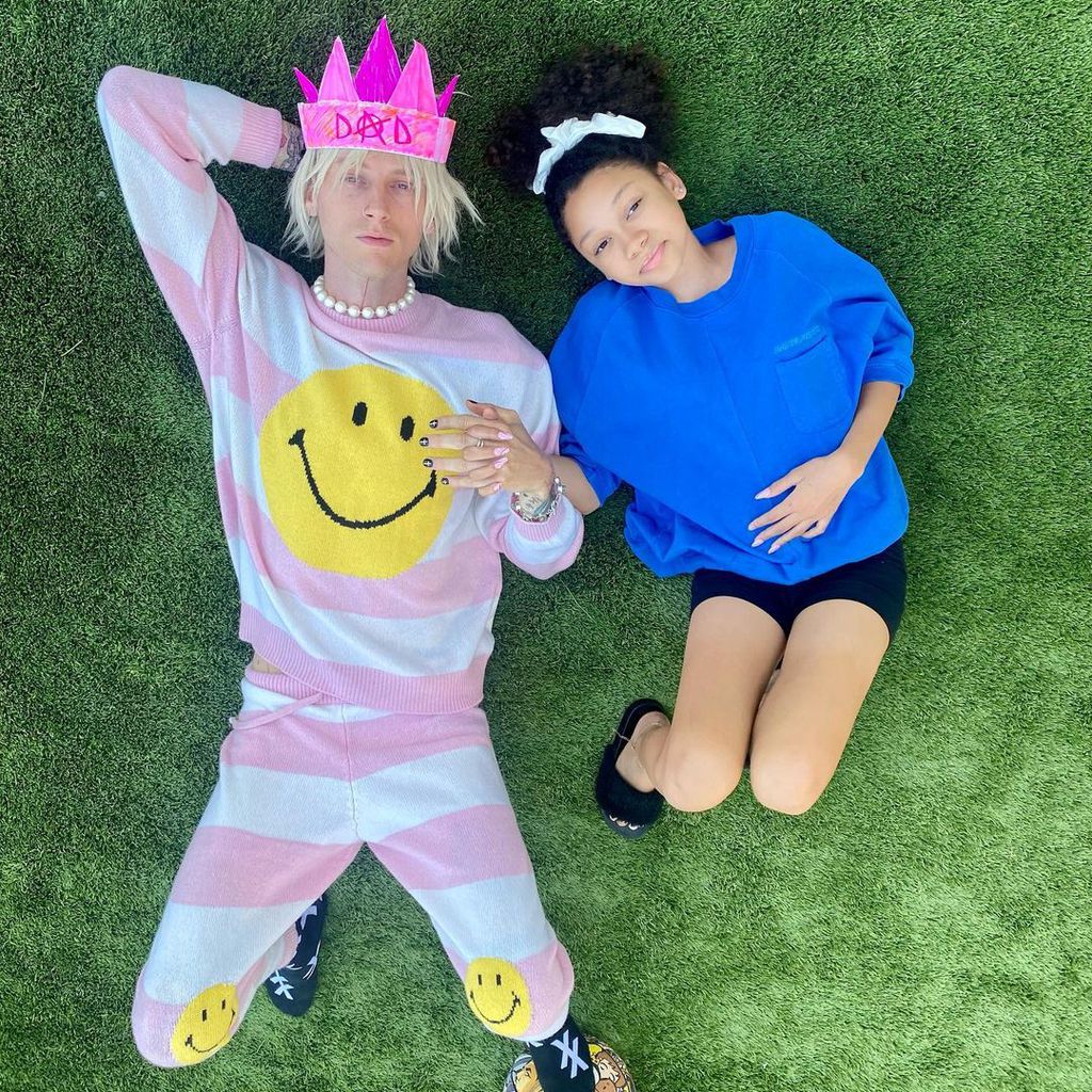 Machine Gun Kelly mit seiner Tochter Casie