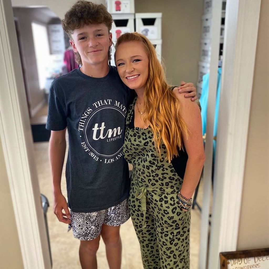 Maci Bookout mit ihrem Sohn Bentley, Juni 2023