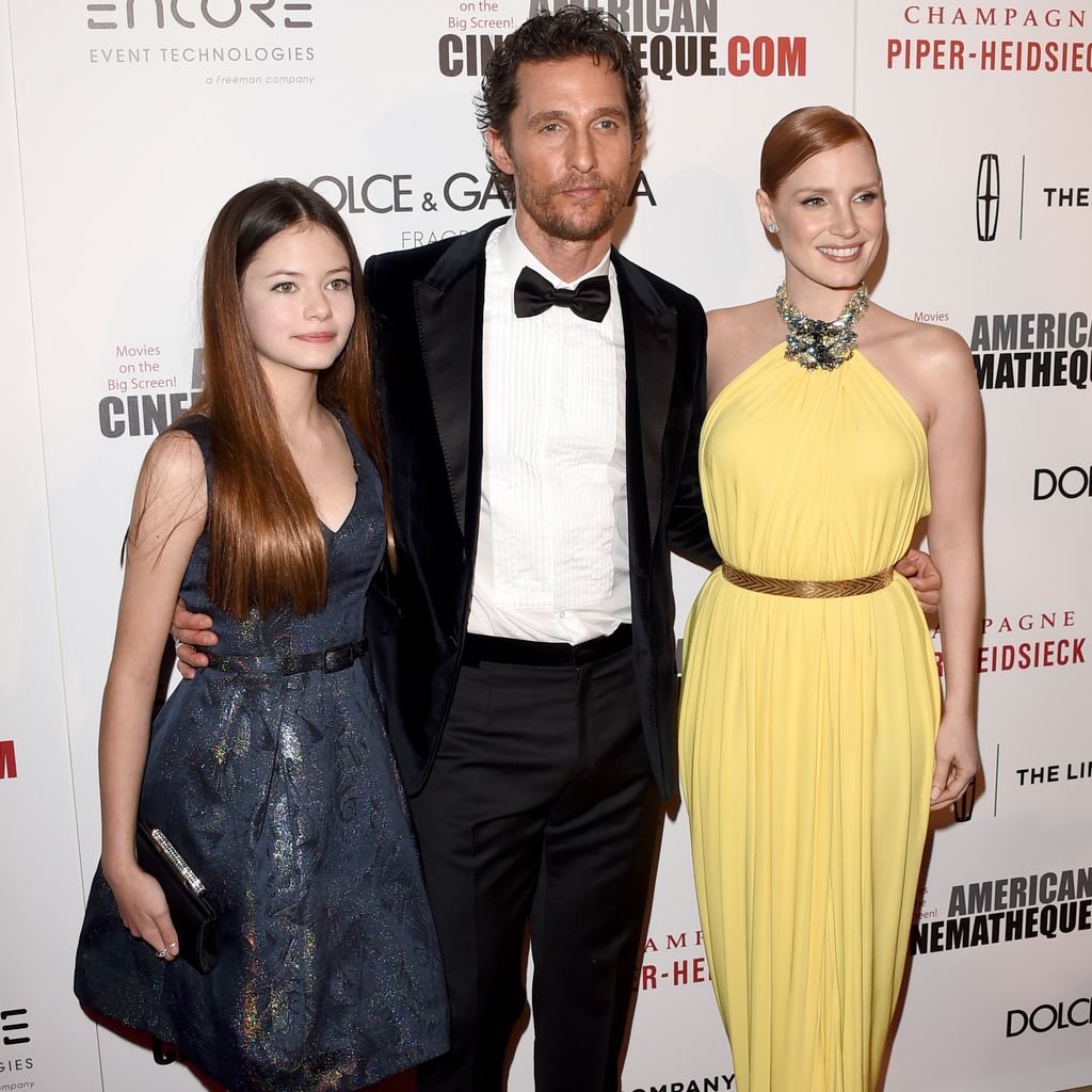 Matthew McConaughey, Jessica Chastain und Mackenzie Foy