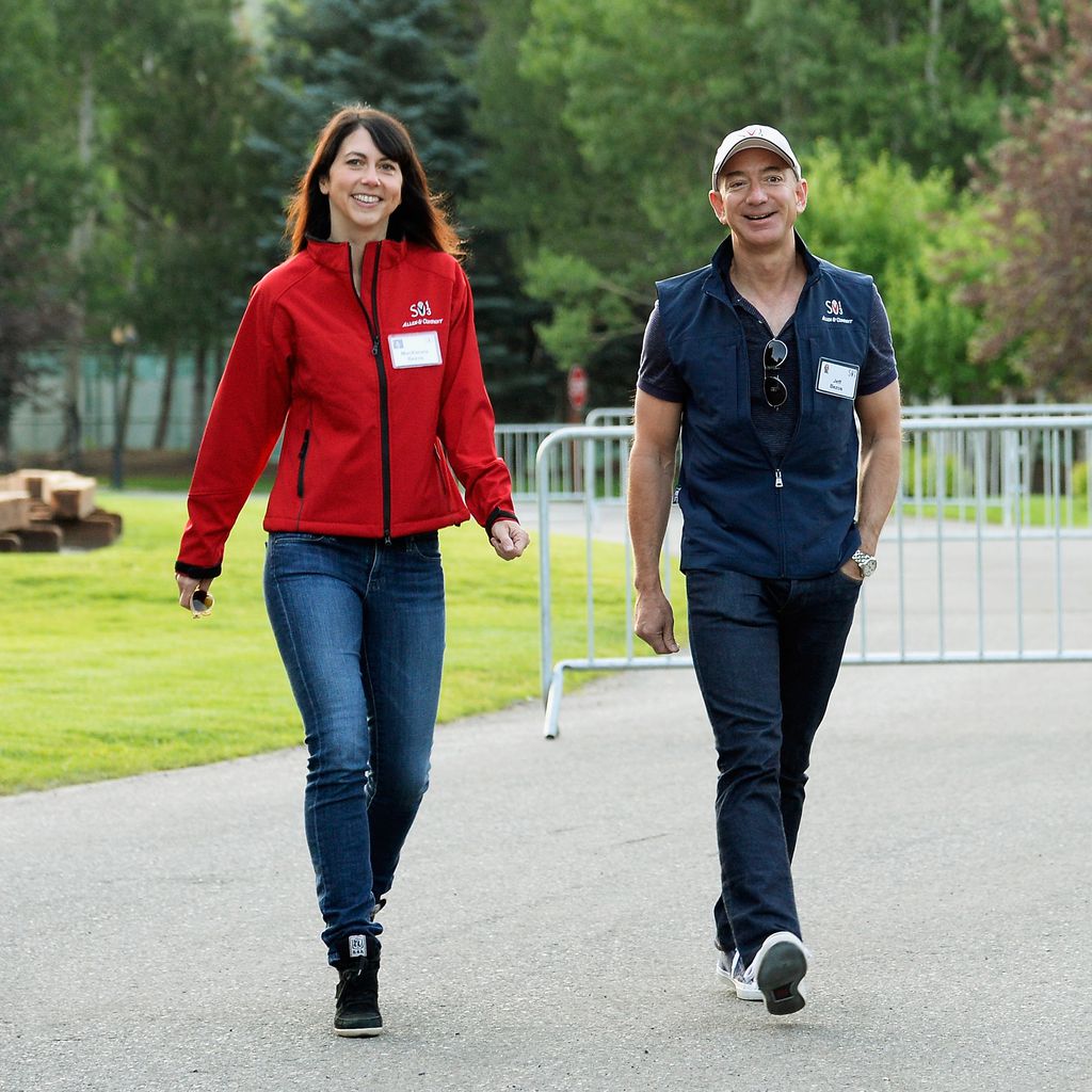 MacKenzie Scott und Jeff Bezos