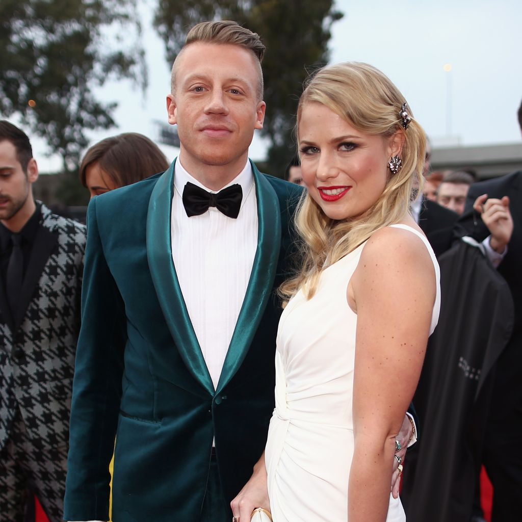 Macklemore mit seiner Frau Tricia Davis im Jahr 2014