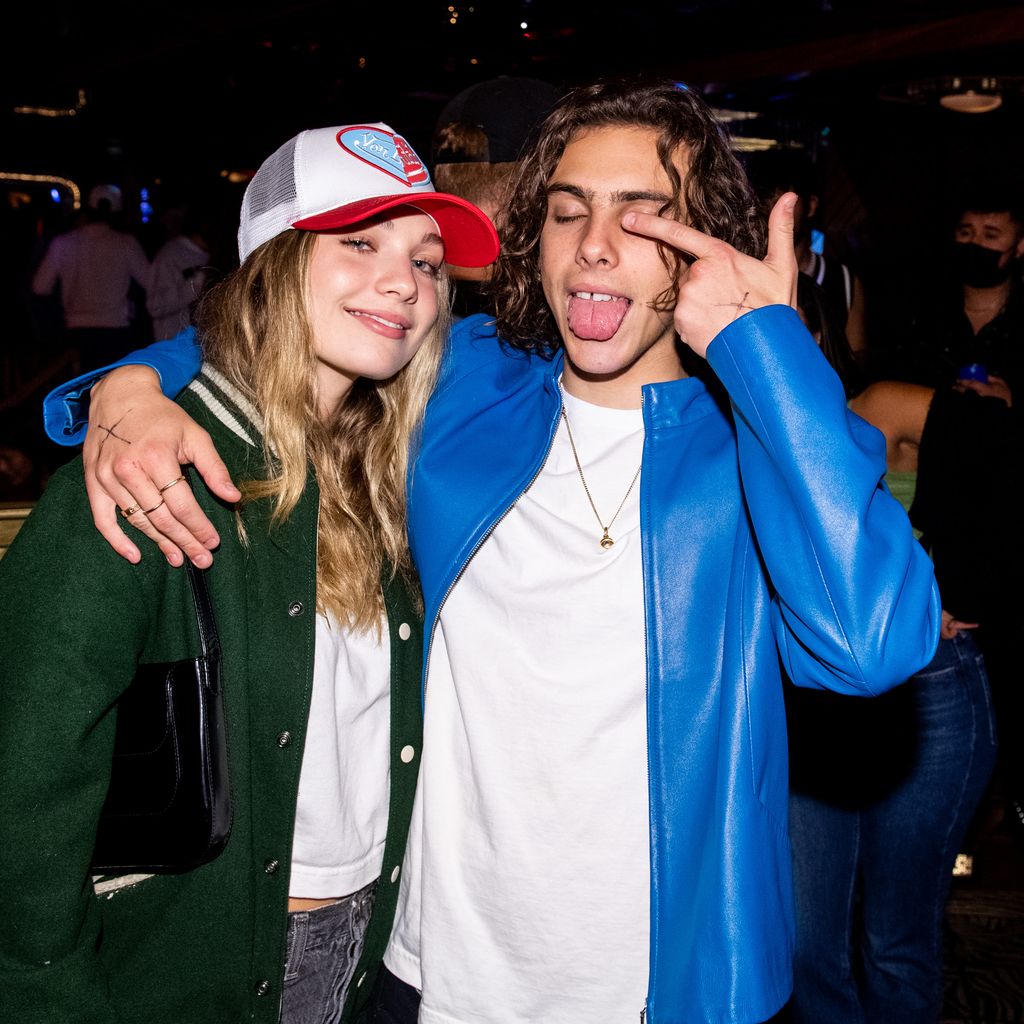 Maddie Ziegler mit Eddie Benjamin, Oktober 2021