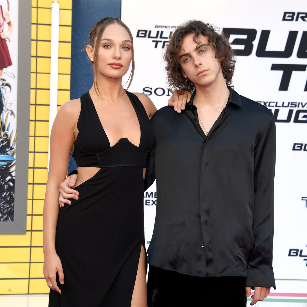 Maddie Ziegler und Eddie Benjamin bei der Premiere von "Bullet Train"