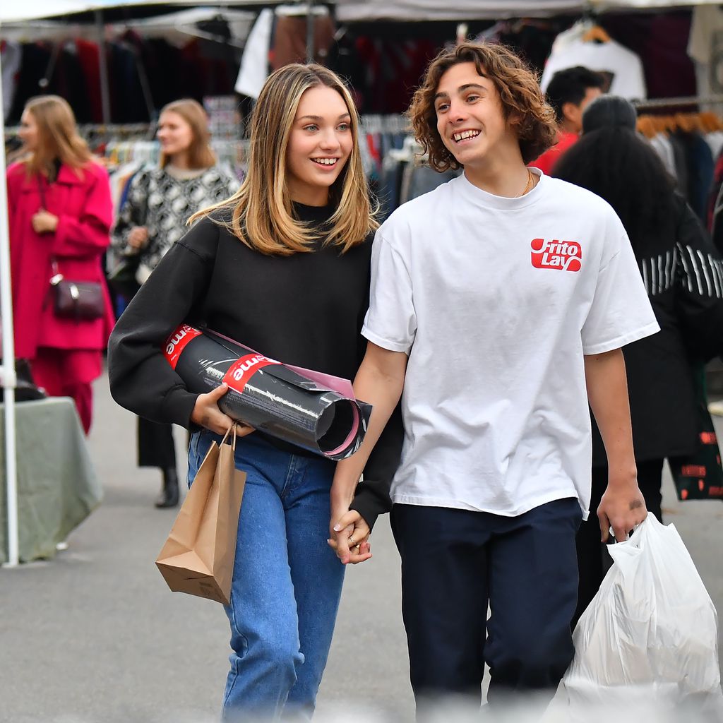 Maddie Ziegler und Eddie Benjamin in Los Angeles