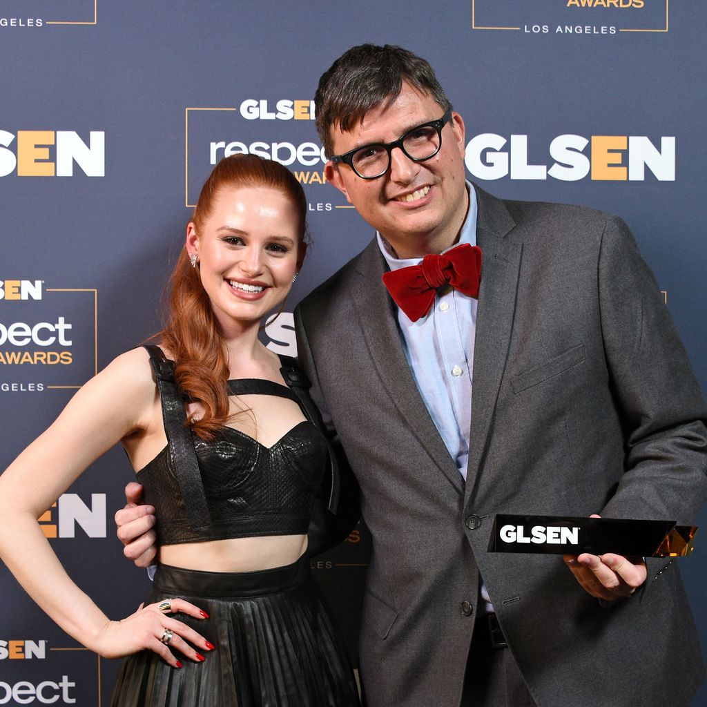 Madelaine Petsch und Roberto Aguirre-Sacasa bei den Glsen Respect Awards in L.A. 2019