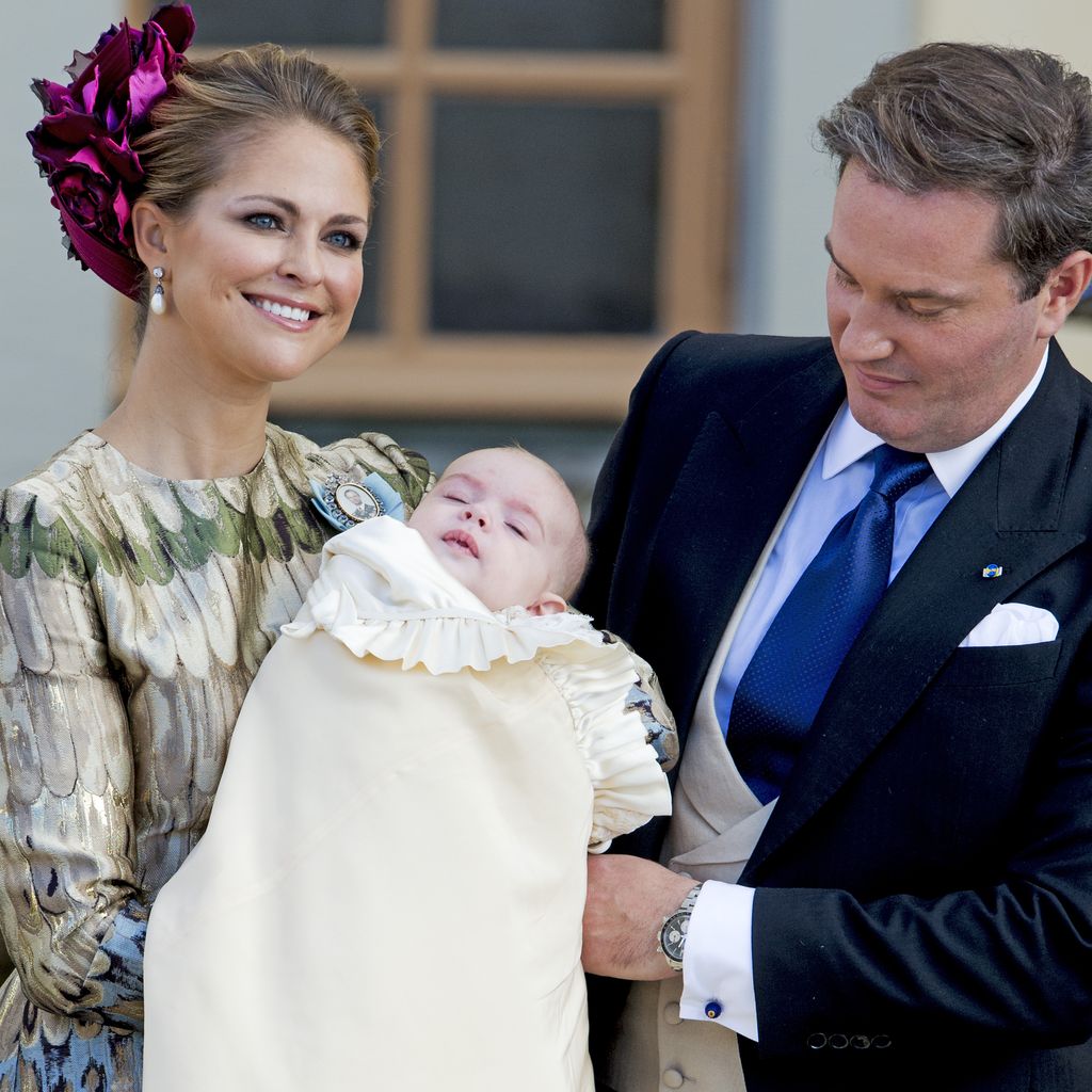 Madeleine von Schweden, Prinz Nicolas von Schweden und Chris O'Neill