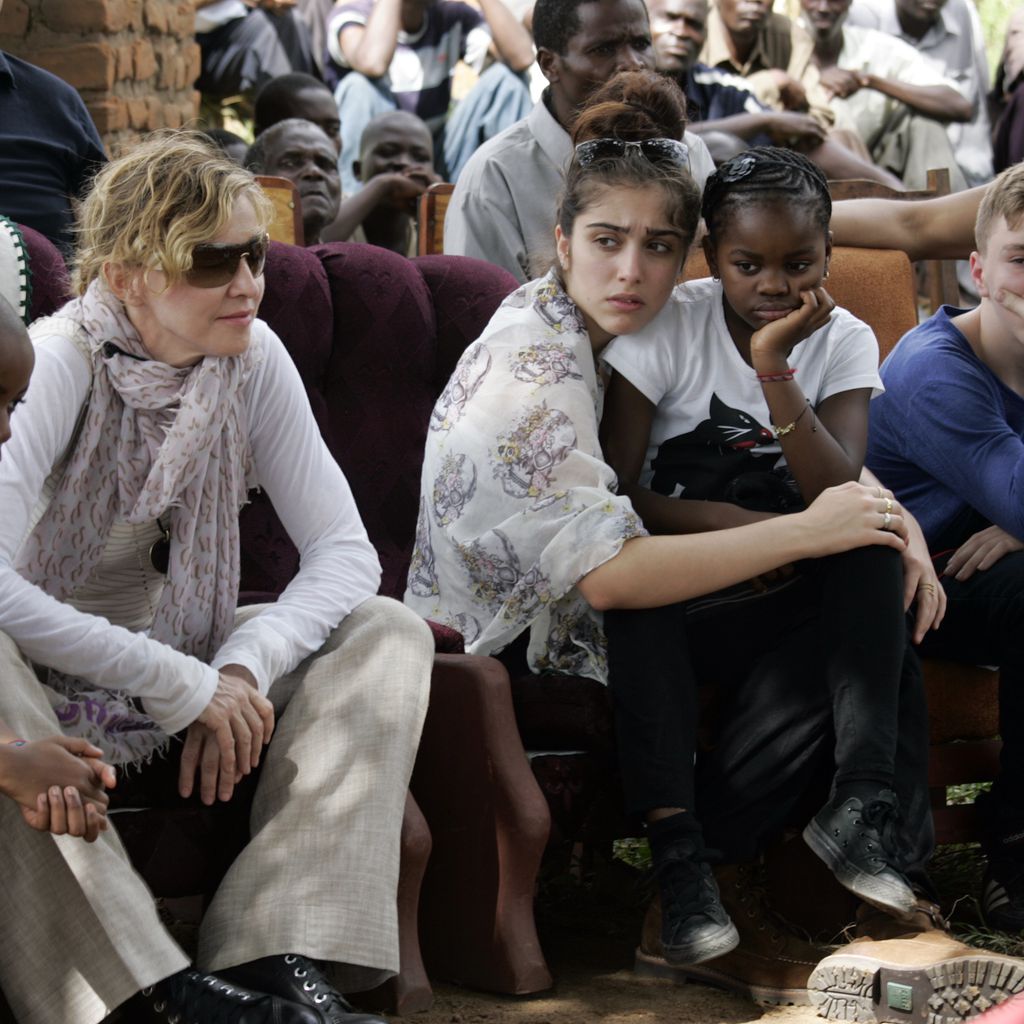 Madonna mit ihren vier Kids, 2013