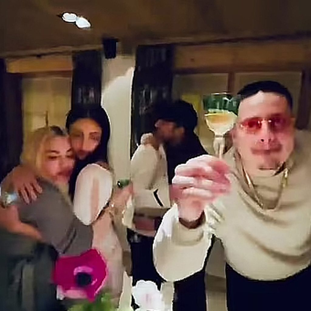 Madonna mit ihrer Tochter Lourdes an Silvester