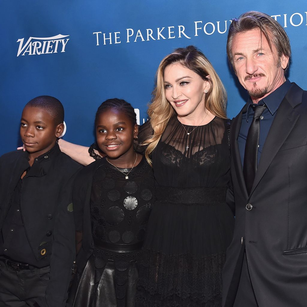 Madonna, Sean Penn, David Banda Mwale und Mercy James