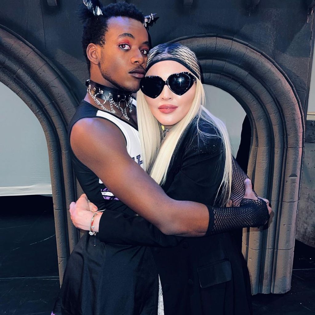 Madonna und ihr Sohn David Banda Mwale im Februar 2022