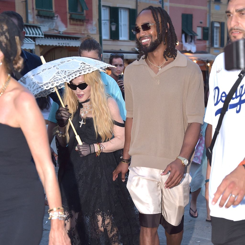 Madonna und Akeem Morris in Italien