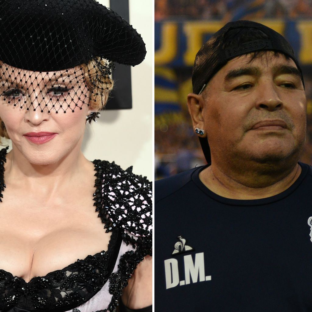 Madonna und Diego Maradona