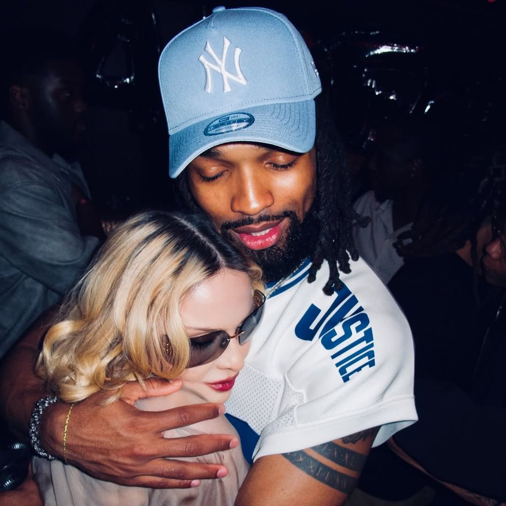 Sängerin Madonna gratuliert ihrem Freund Akeem Morris zum Geburtstag, Mai 2025.