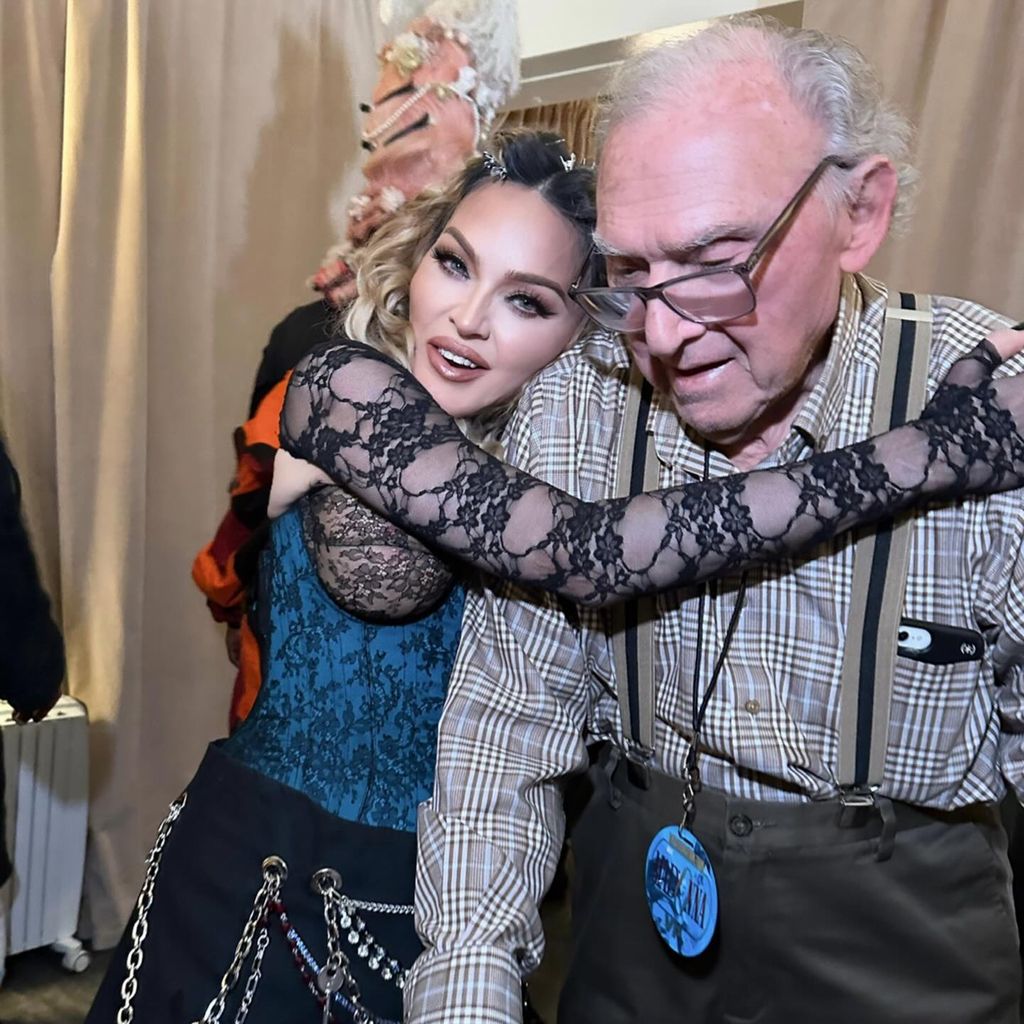 Madonna und ihr Vater Silvio Ciccone an seinem 93. Geburtstag