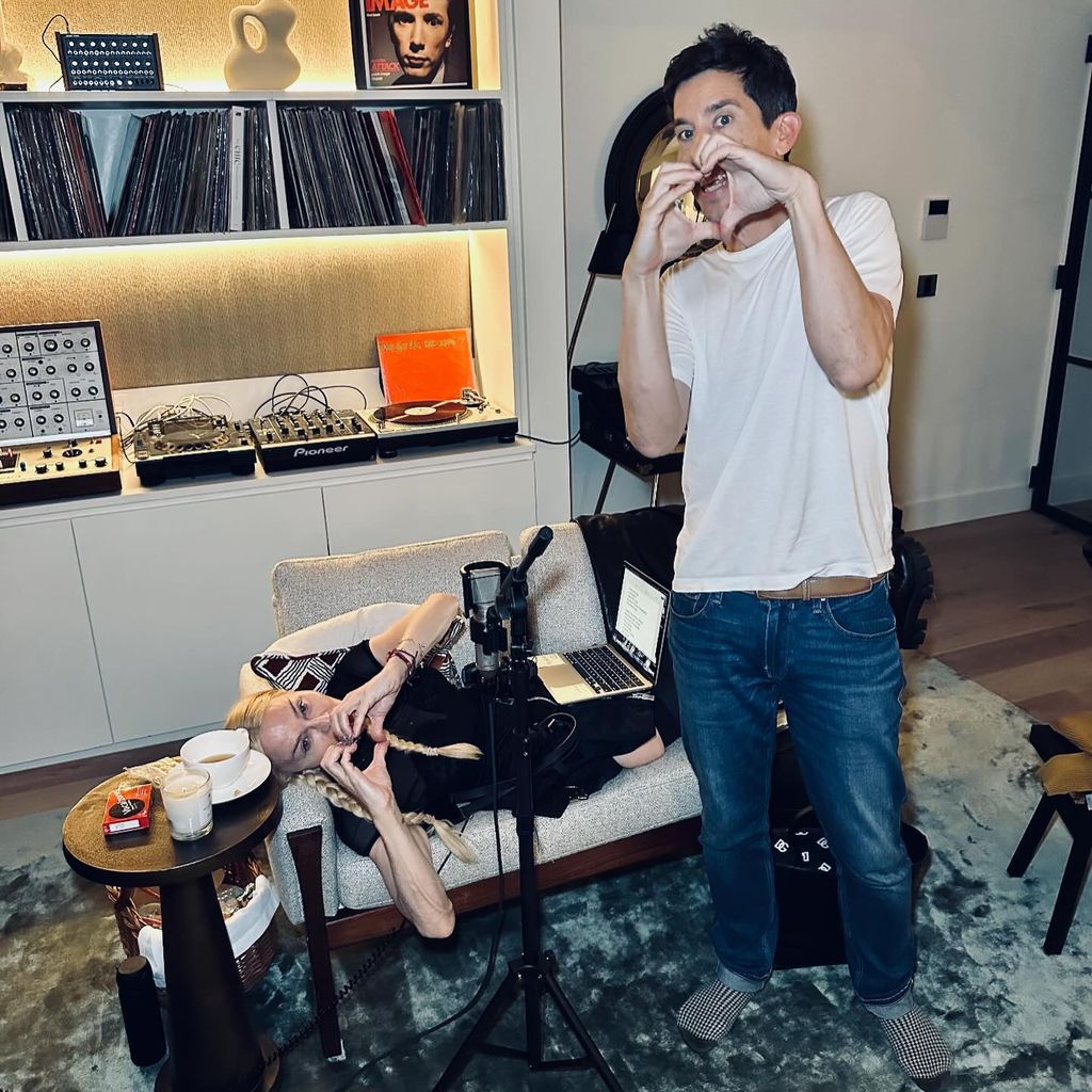 Madonna und Stuart Price im Studio, 2024