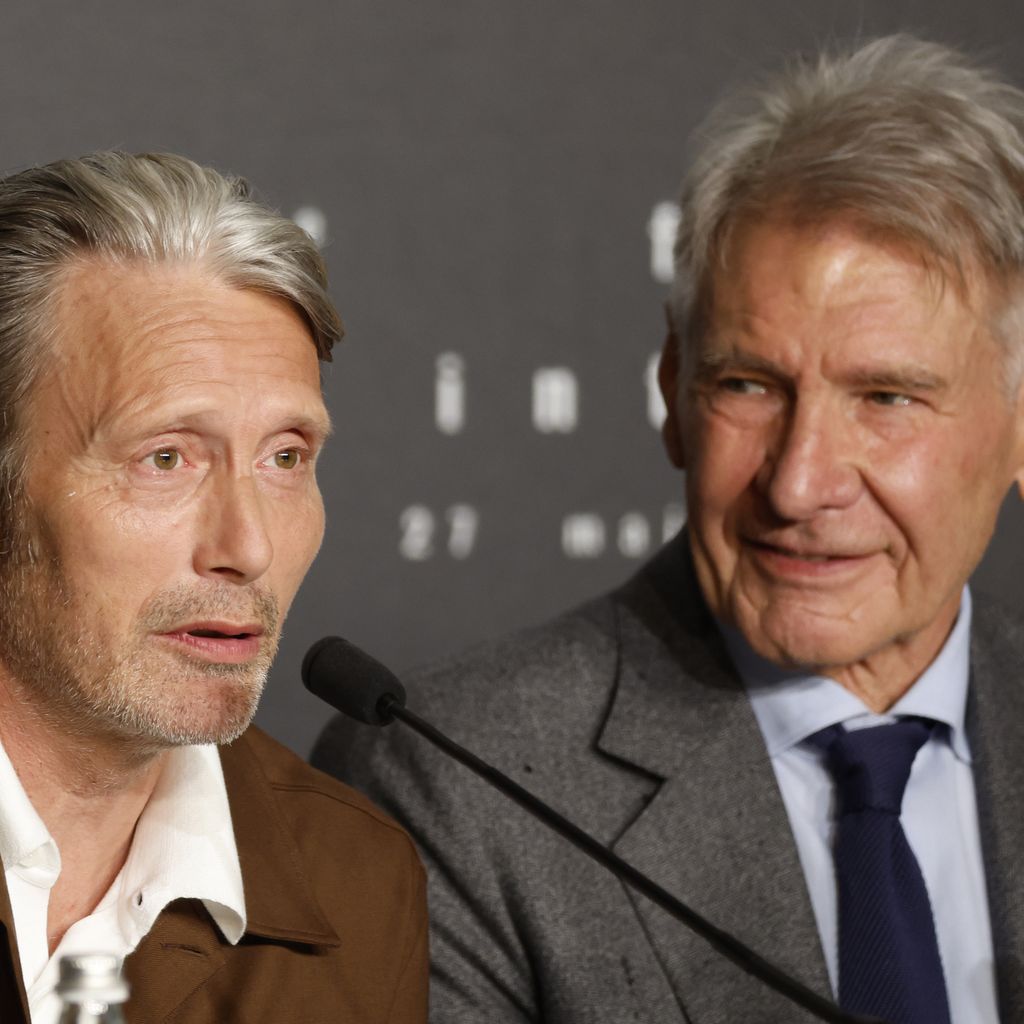 Mads Mikkelsen und Harrison Ford im Mai 2023