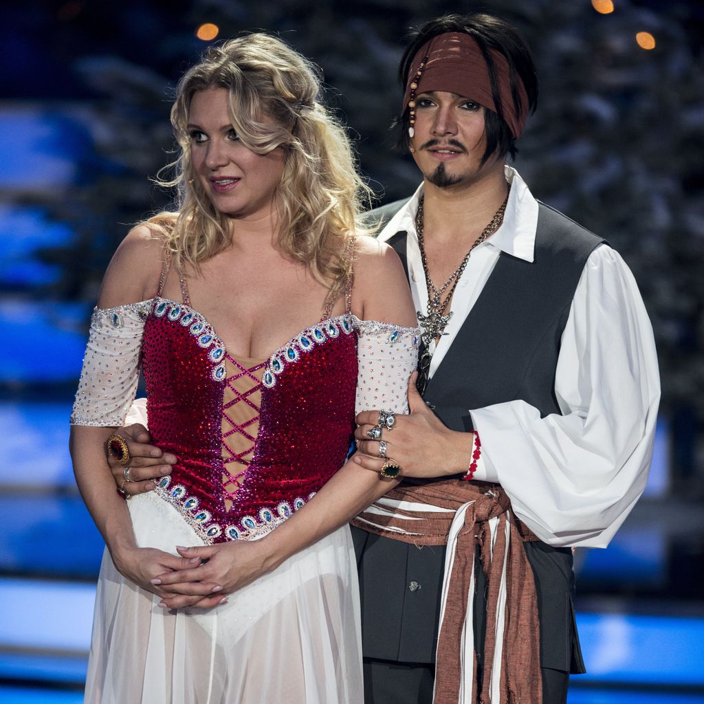 Magdalena Brzeska and Erich Klann beim Finale von Let's Dance