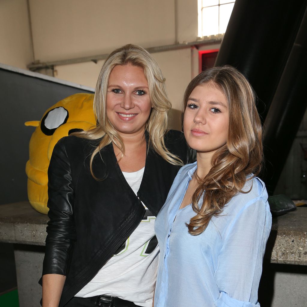 Magdalena Brzeska mit ihrer Tochter Caprice Peschel