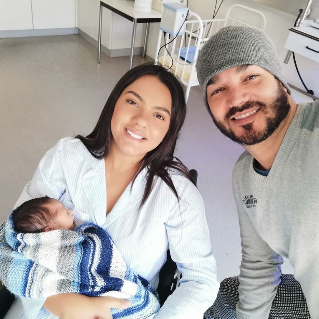 Magna und Daniel Lopes mit ihrem Sohn Ravi
