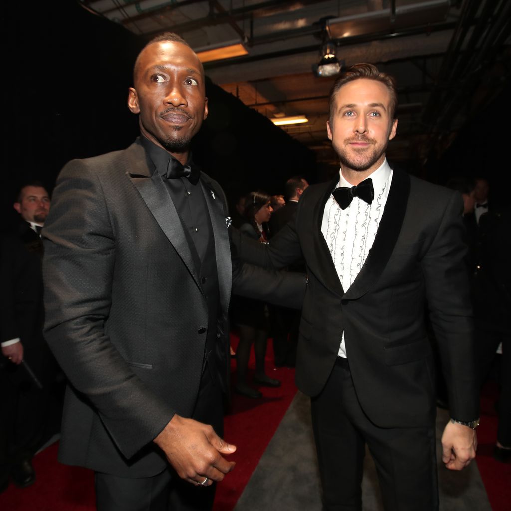 Mahershala Ali und Ryan Gosling backstage bei den Oscars 2017