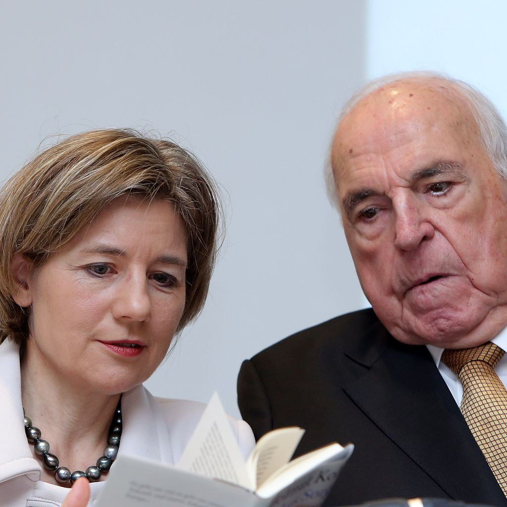 Maike Kohl-Richter und Helmut Kohl in Frankfurt 2014