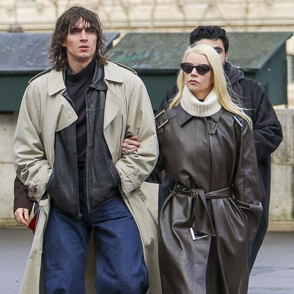 Malcolm McRae und Anya Taylor-Joy in Paris, Januar 2025