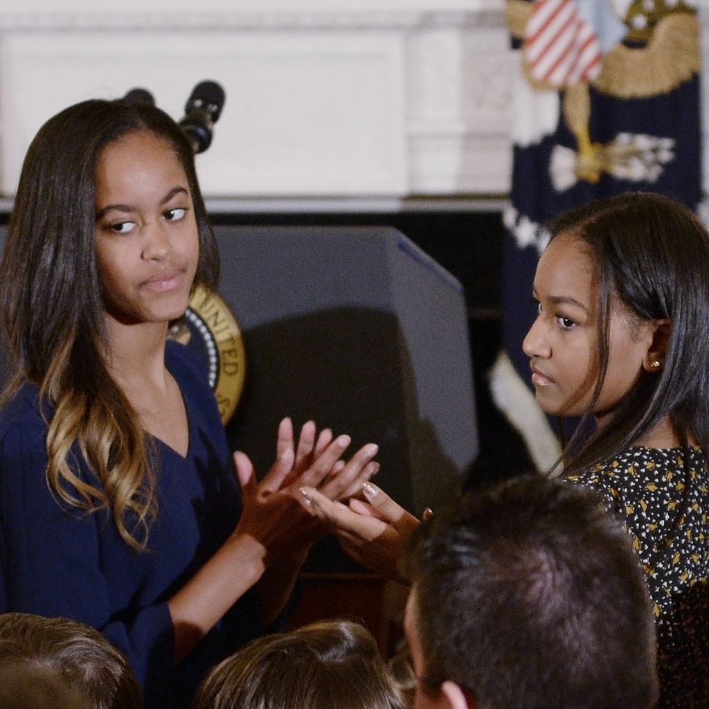 Malia Obama und Sasha Obama, 2017