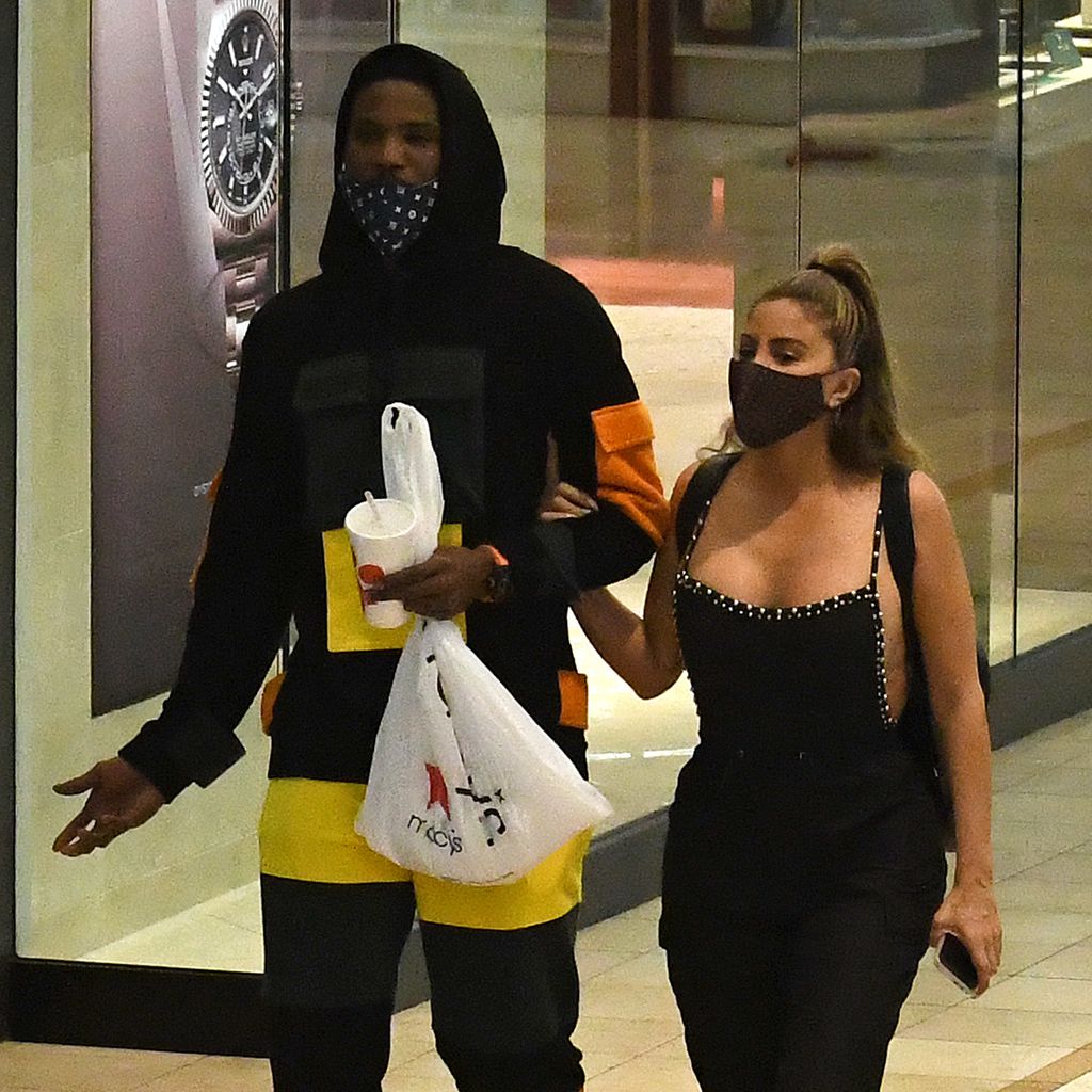 Malik Beasley und Larsa Pippen, 2020