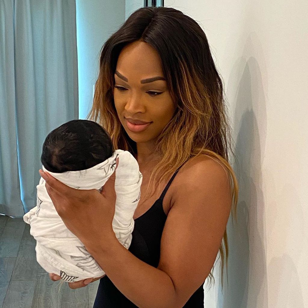 Malika Haqq mit ihrem Sohn