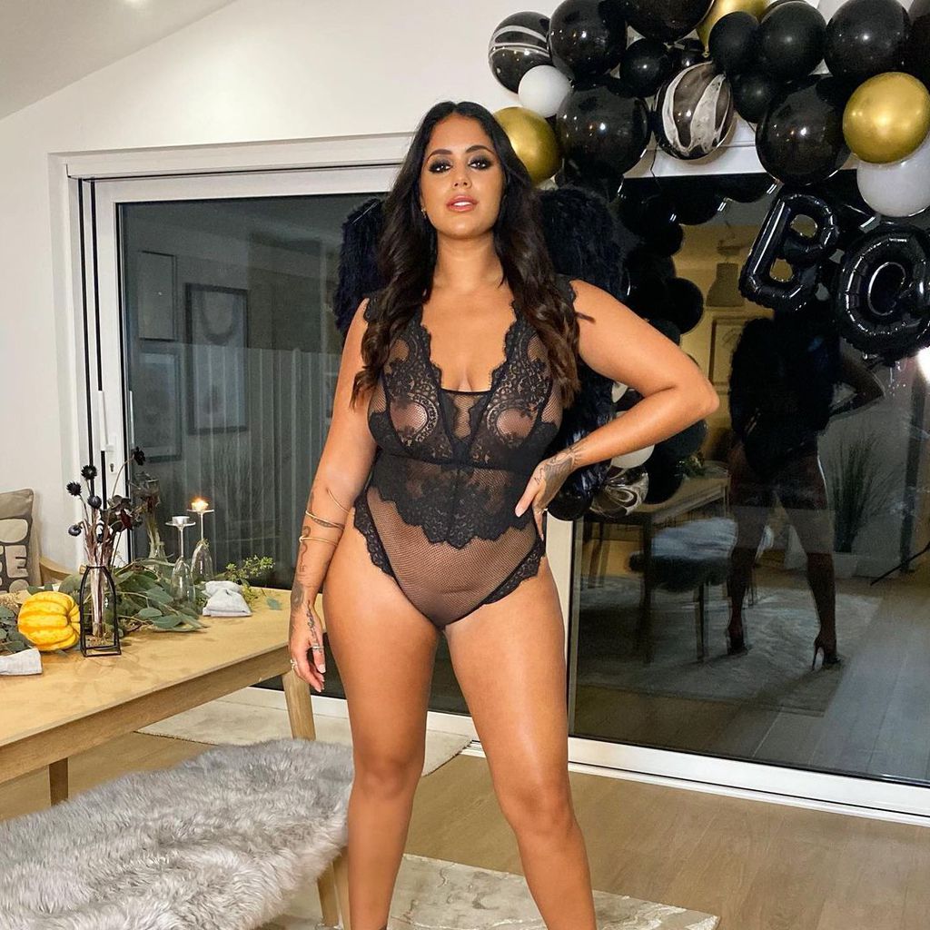 Malin Andersson an Halloween 2020
