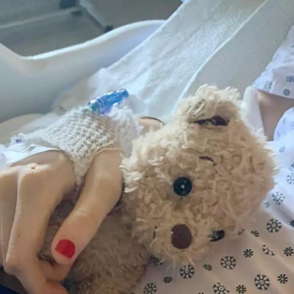 Mamie Laverock im Krankenhaus