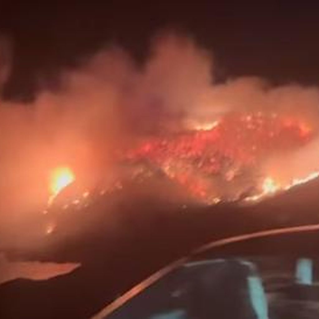 Mandy Capristos Aufnahme vom Feuer in Südafrika