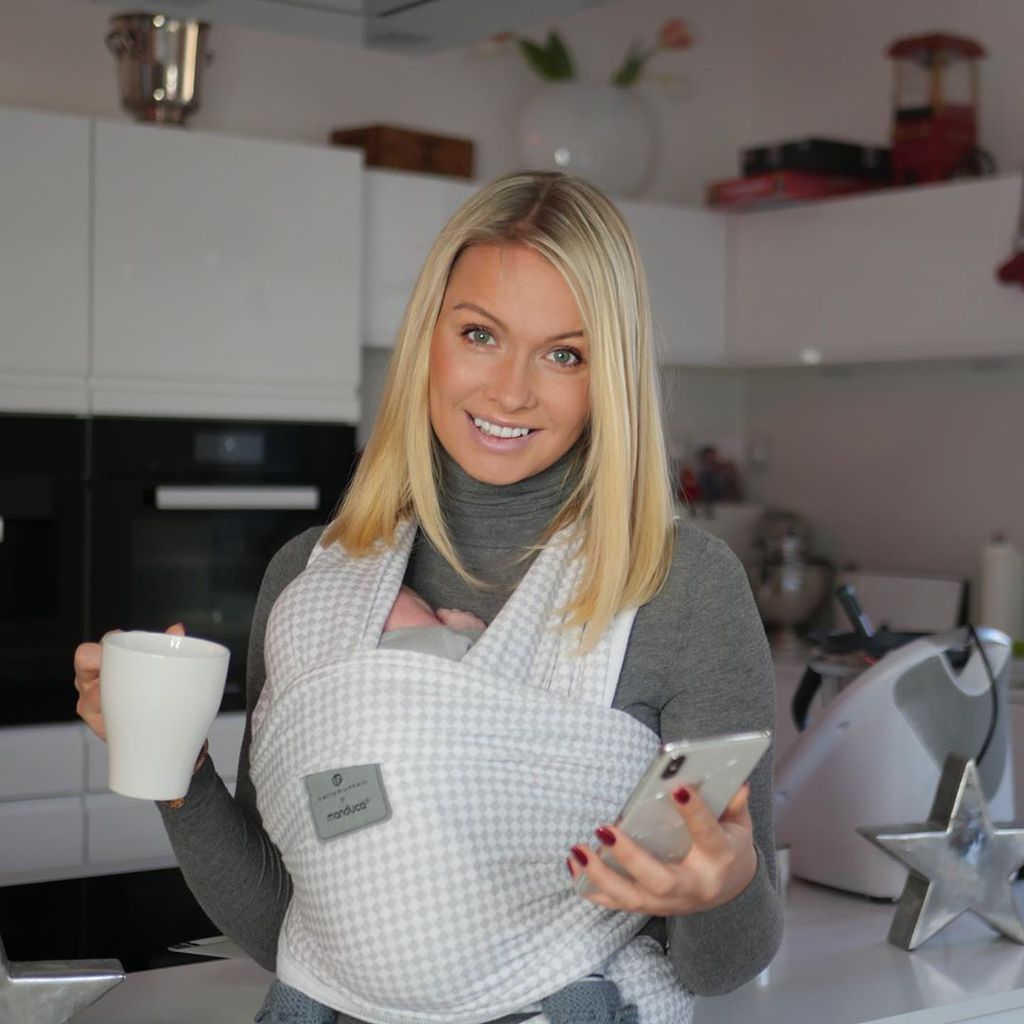 Mandy Lange und Söhnchen Leo im Januar 2020