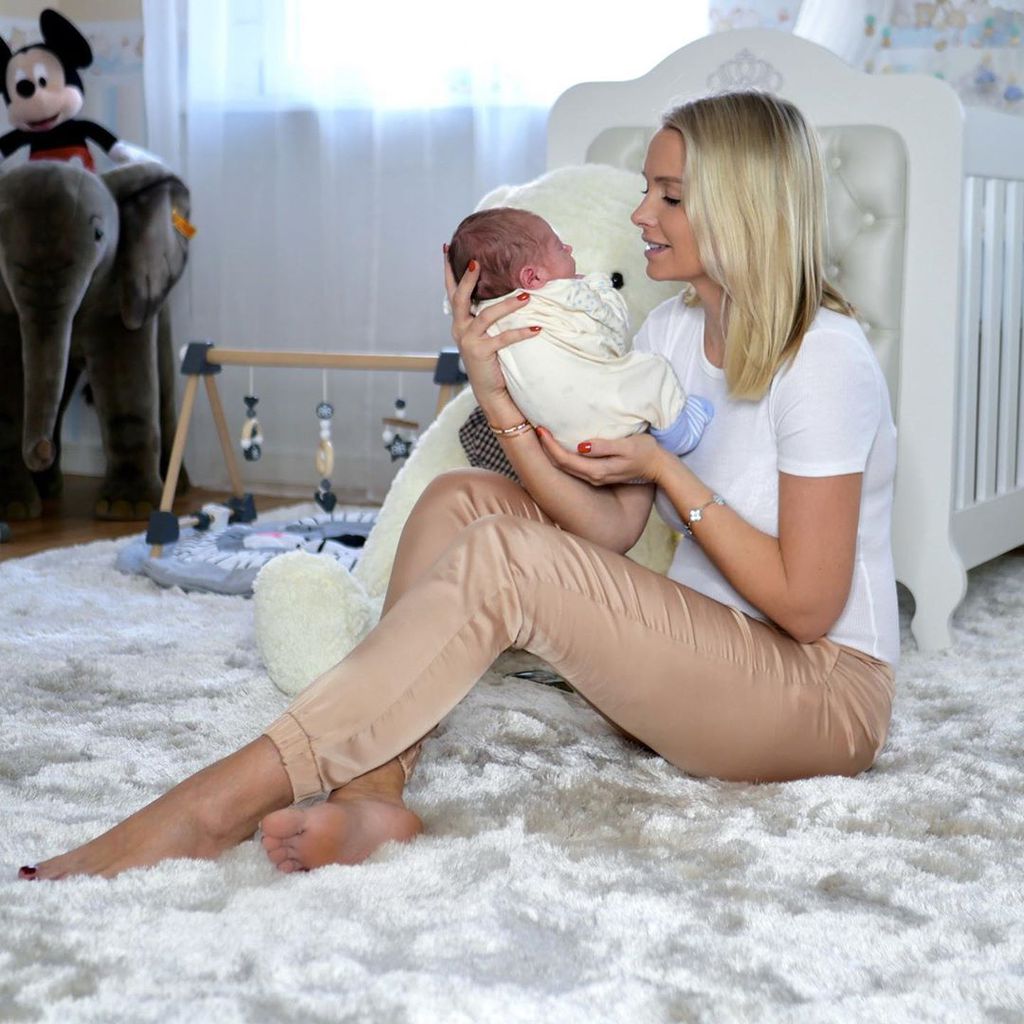 Mandy Lange und Sohnemann Leo