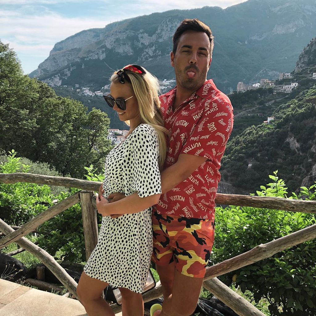 Mandy Lange mit ihrem Mann