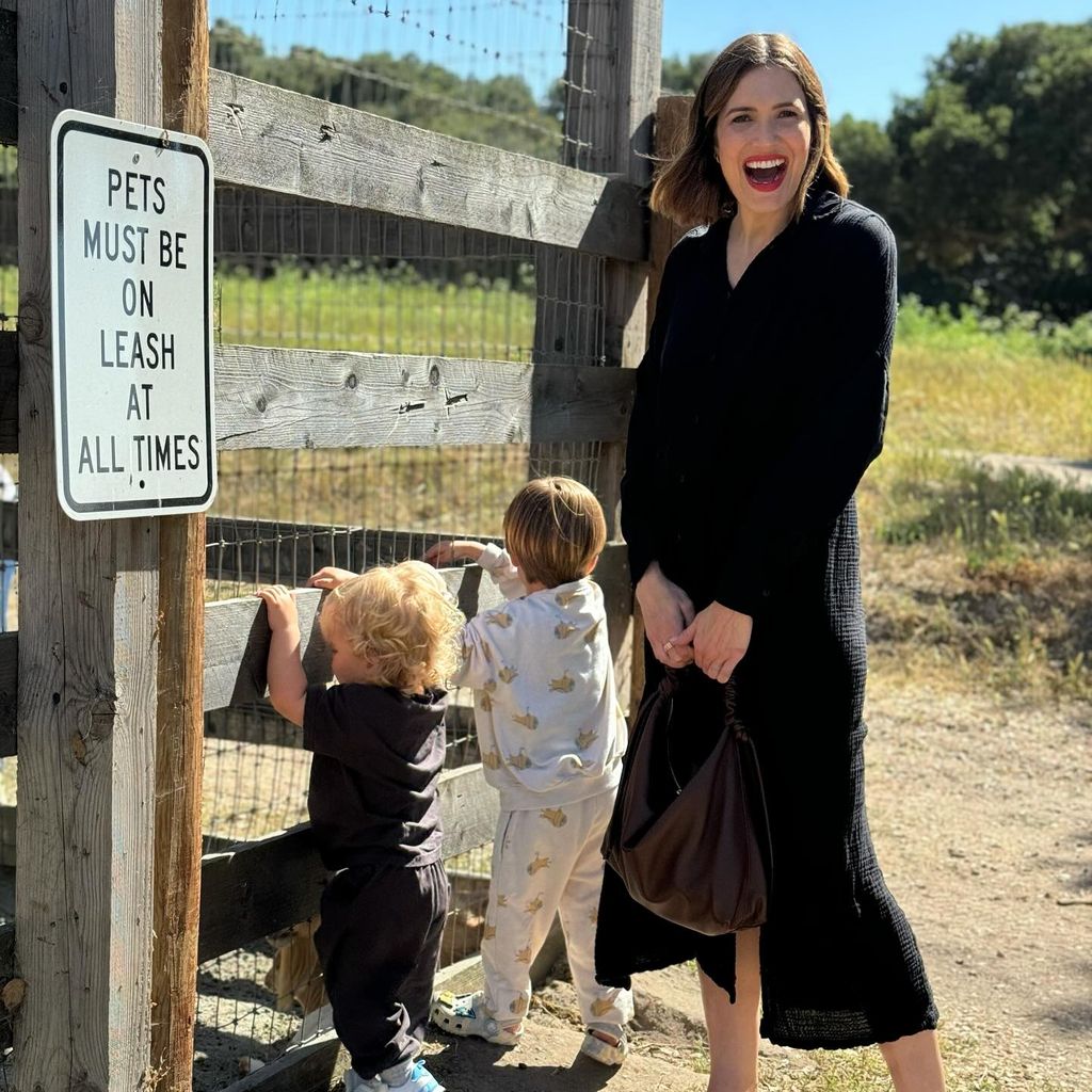 Mandy Moore und ihre beiden Kinder im Juni 2024