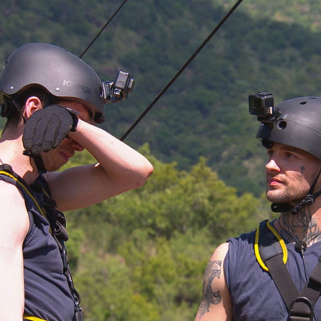 Manuel Flickinger und Eric Stehfest im Dschungelcamp