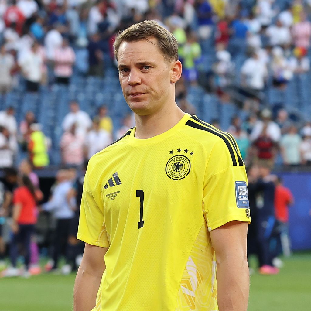 Manuel Neuer nach dem Elfmeter-Aus Deutschlands gegen Paraguay bei der WM in Foxborough, Juni 2026