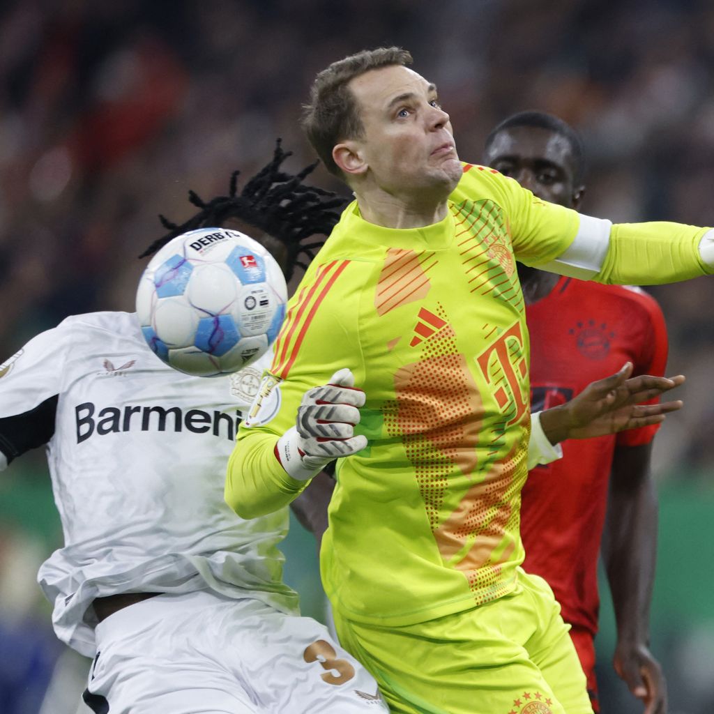 Manuel Neuer beim Spiel gegen Bayer Leverkusen am 3. Dezember 2024
