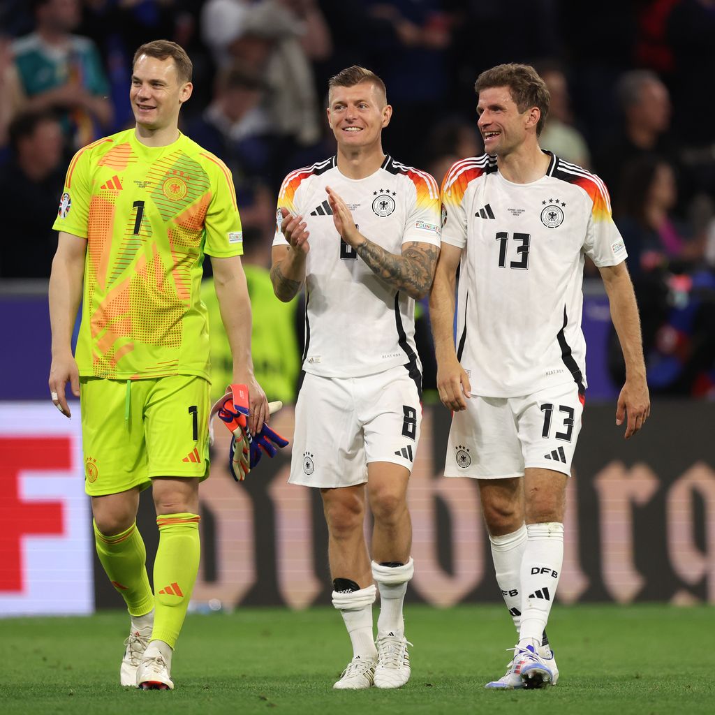 Manuel Neuer, Toni Kroos und Thomas Müller