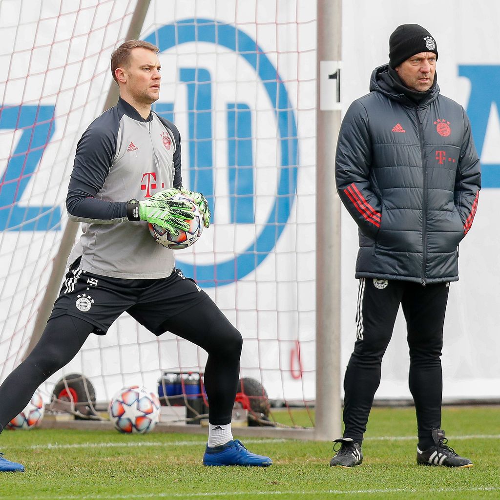 Manuel Neuer und Hansi Flick, Dezember 2020