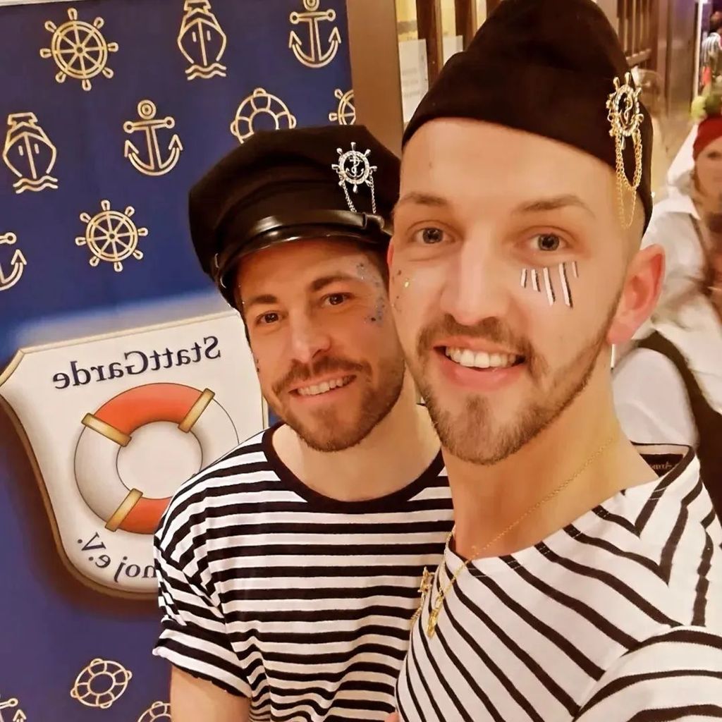 Manuel und Michael im Februar 2023 in Köln