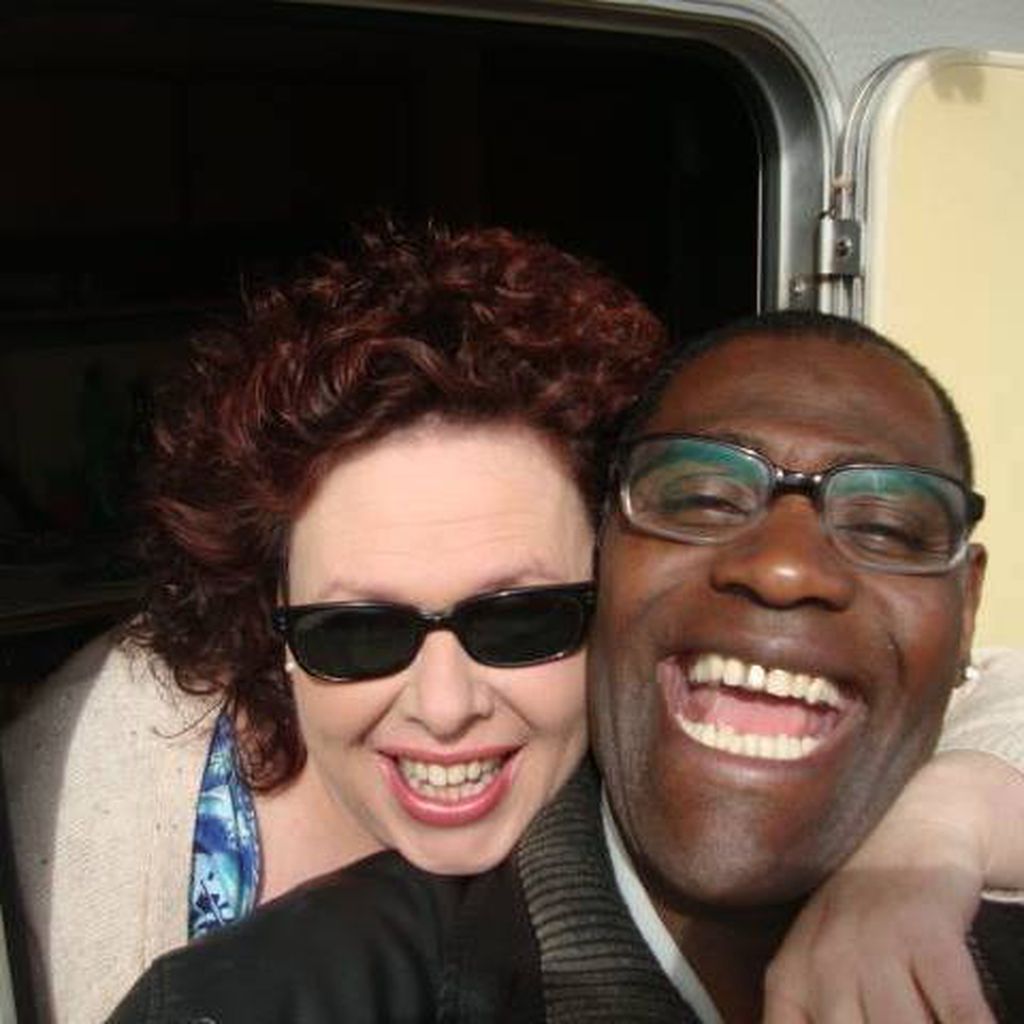 Sänger Alphonso Williams mit seiner Frau Manuela