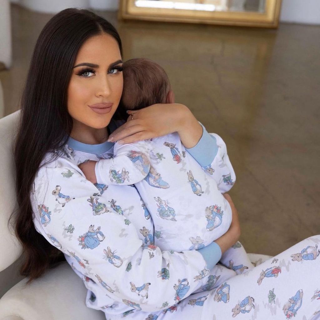 Maralee Nichols mit ihrem Sohn