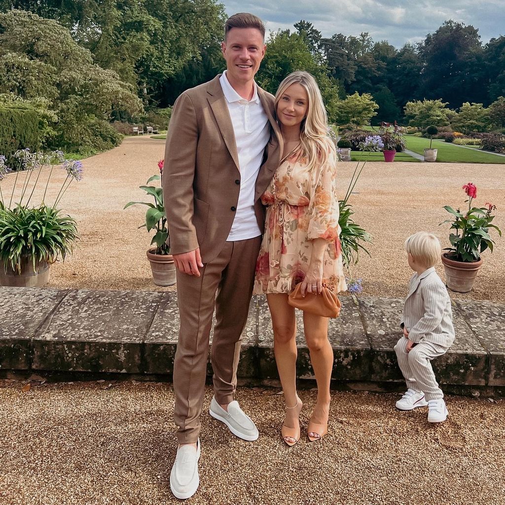 Marc-André ter Stegen mit Frau Daniela und Sohn Ben
