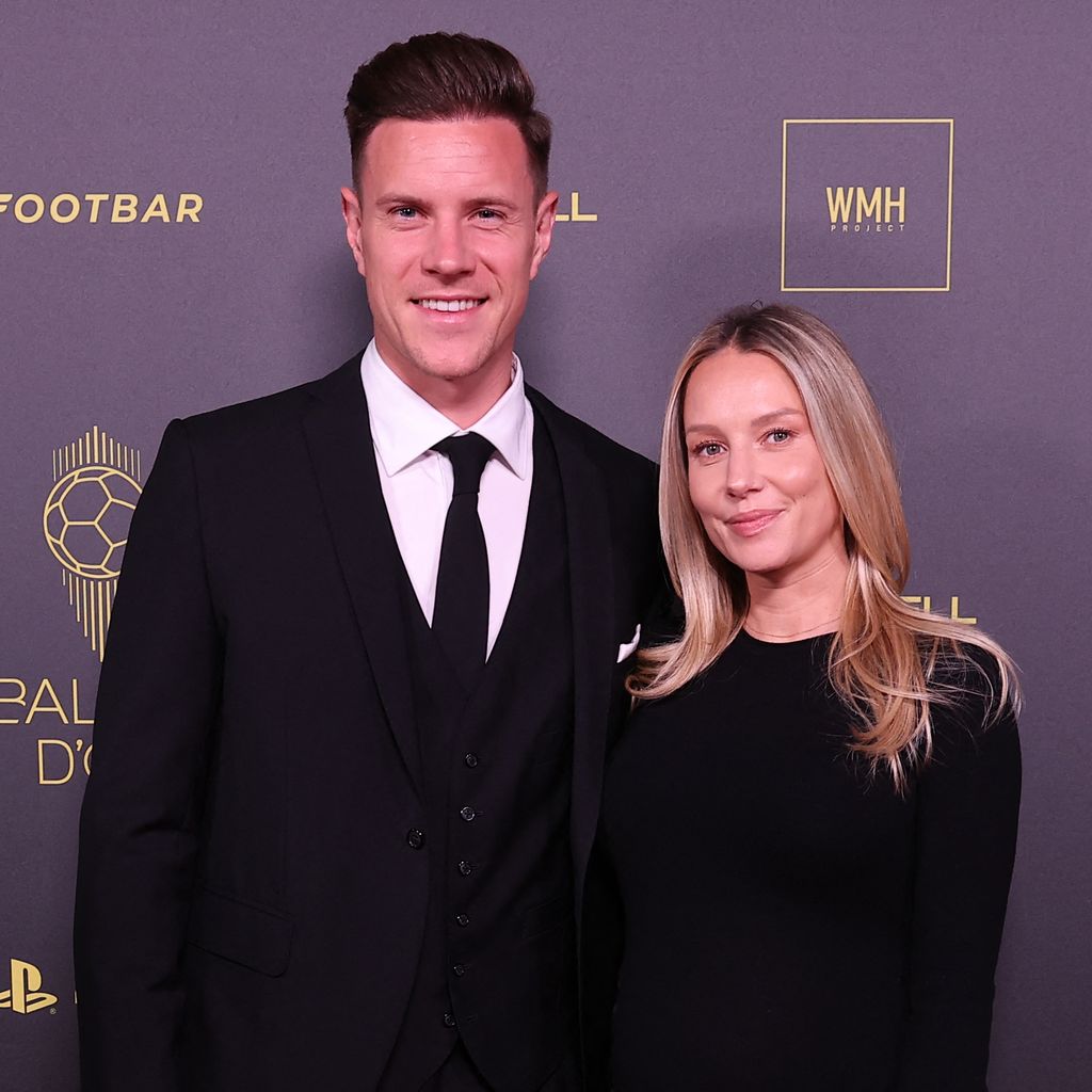 Marc-André und Daniela ter Stegen im Oktober 2023