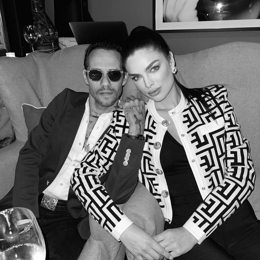Marc Anthony und Nadia Ferreira im April 2022